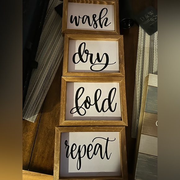 Other - Laundry room decor